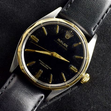 Vintage Rolex Oyster Perpetual 6566 Black Dial 